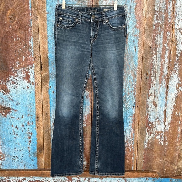 Silver Jeans Women’s Size 28 Suki Surplus Boot Cut Jeans - Picture 1 of 7